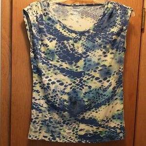 St. John's Bay Multicolor Short Sleeve Top